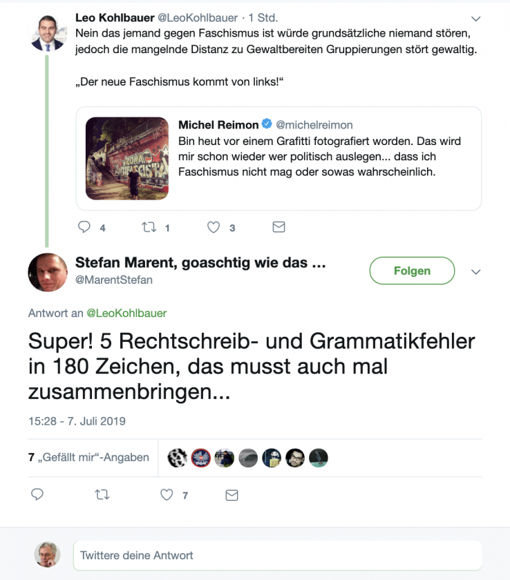 Die Grammatik ist ein Hund und Rechtschreibung für die Katz