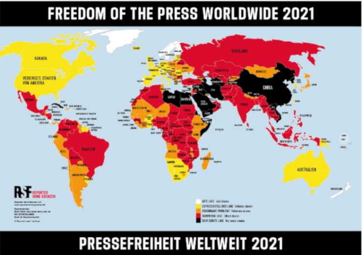 Druck auf Presse steigt